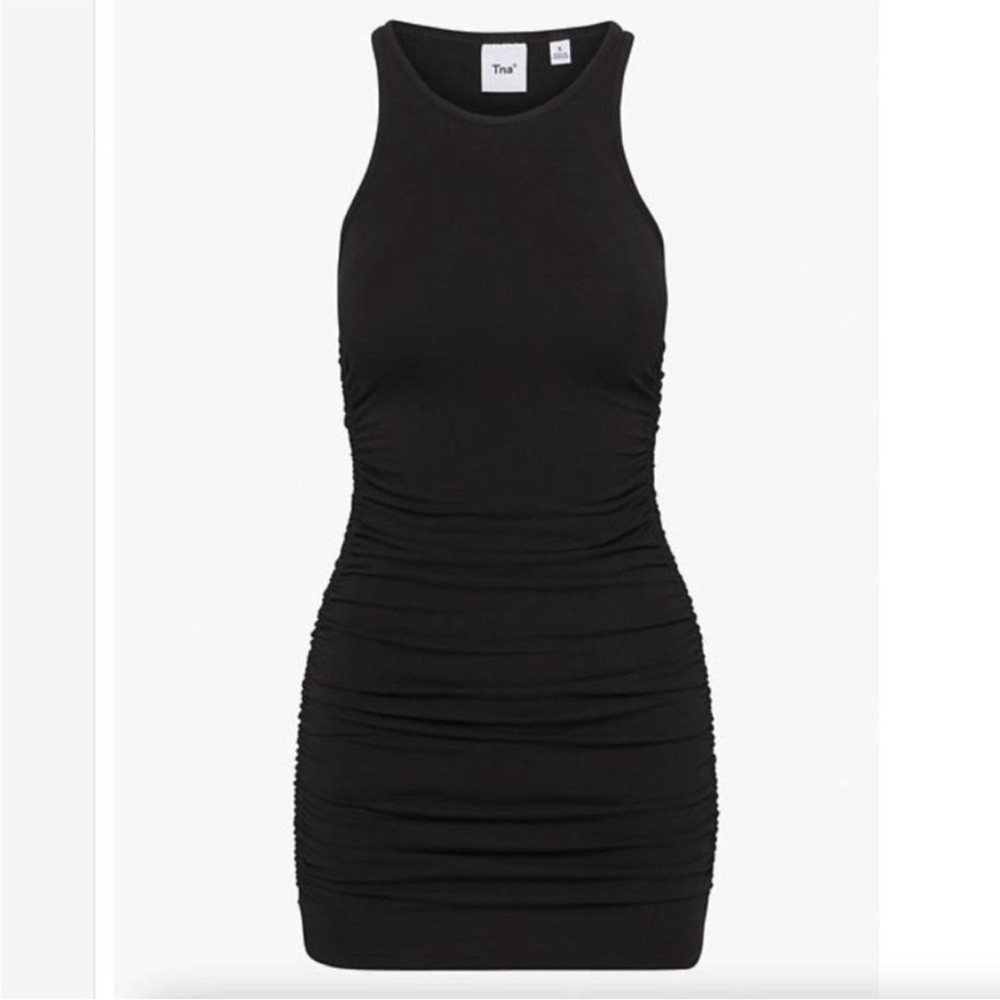 Aritzia TNA rushed mini dress